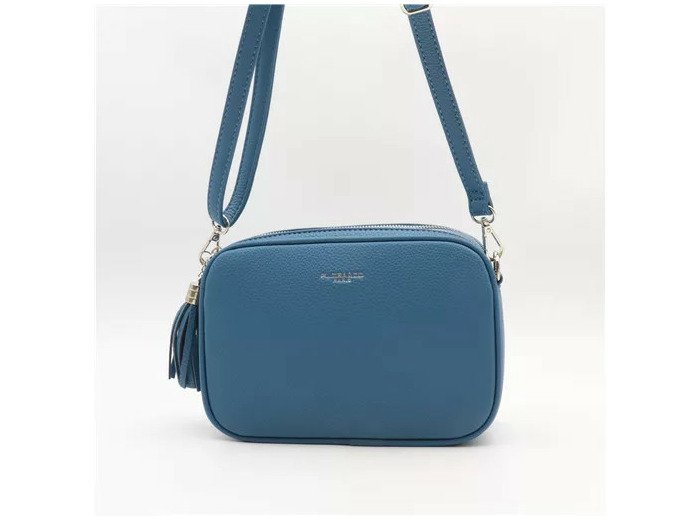 P428- Sac Flora & Co 2 Zips (bleu jeans)