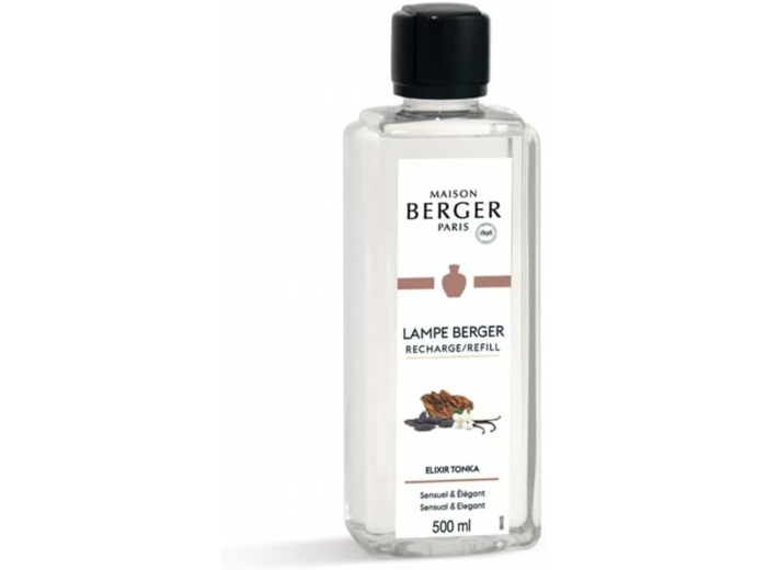 Maison Berger Paris - Elixir Tonka Recharge 500ml pour Lampe à Catalyse - MAISON BERGER PARIS