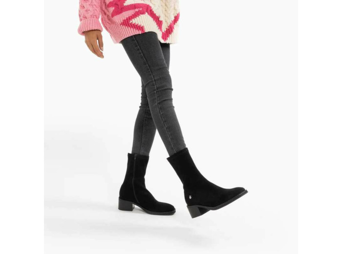 Bottines chaussettes noires - Bobby - Vanessa WU