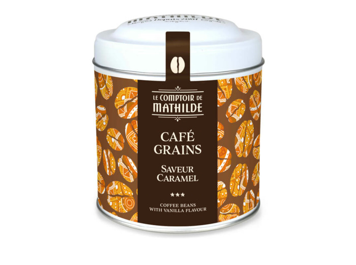 Café Torréfié en Grains Saveur Caramel 125G