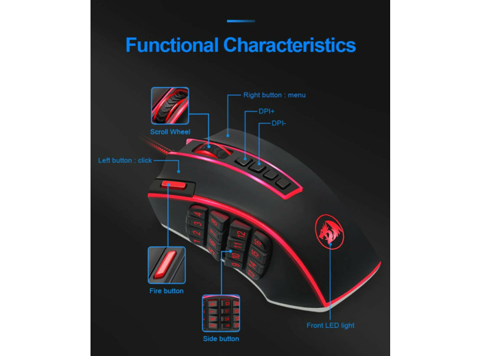 LEGEND CHROMA - Souris filaire Gamer