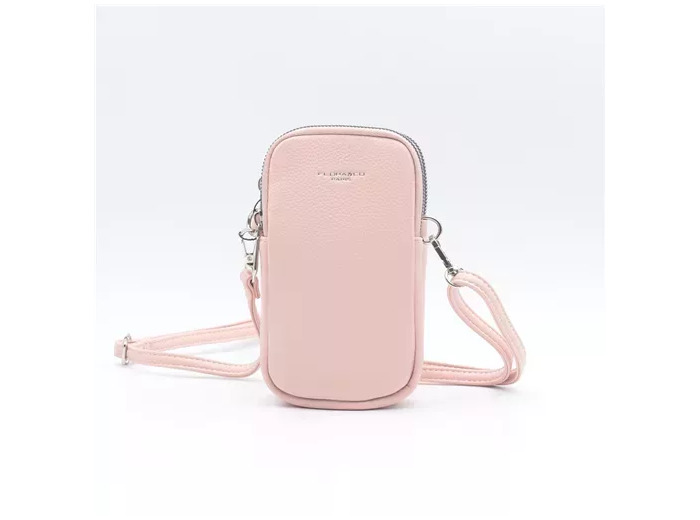 P420- Pochette Téléphone Flora & Co (rose pâle)