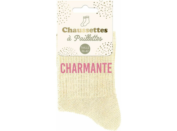 STC Chaussettes paillettes charmante