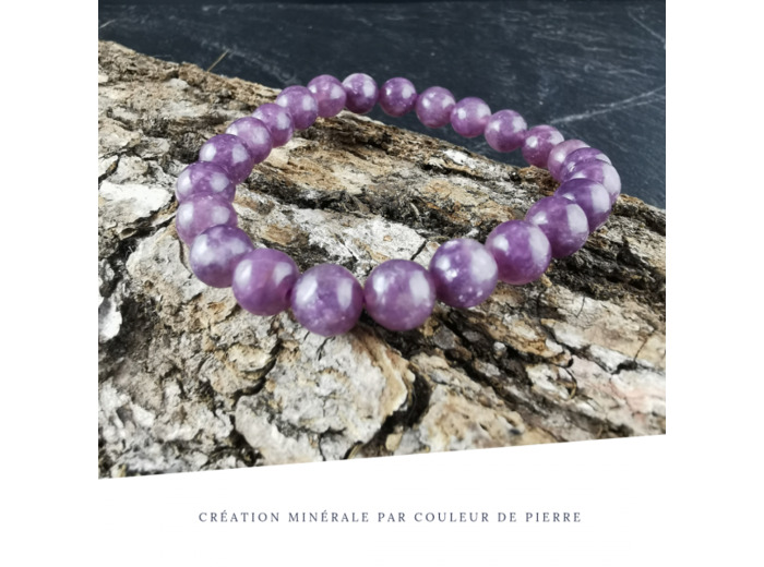 Lépidolite 6mm