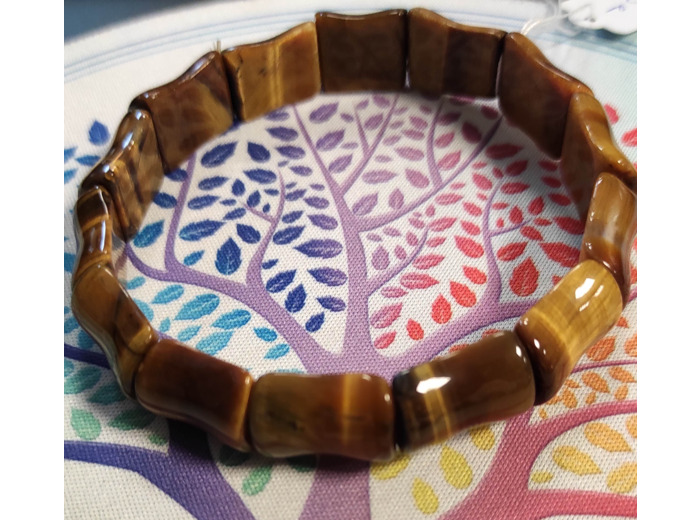 Bracelet indonésien en oeil de tigre