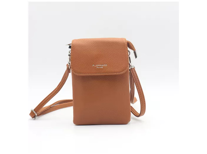 P427- Sac Téléphone Flora.and.Co (camel)