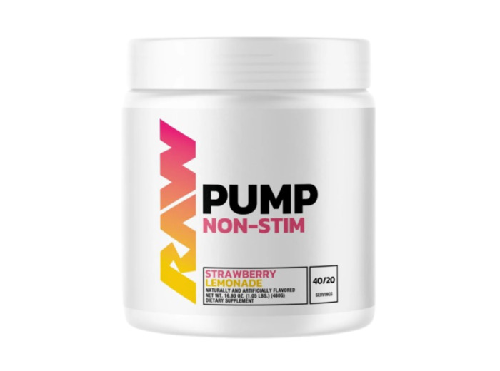 RAW NUTRITION PUMP NON STIM 480G