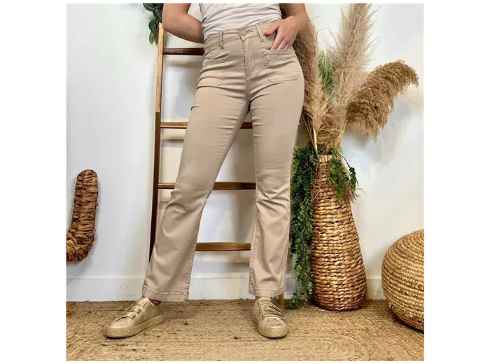 N005- Jean Seventies Voggo (T36-T44) (beige)