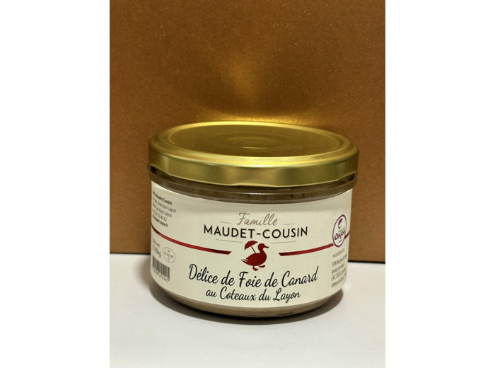 Délice de foie de canard au Coteau du Layon (100g-190g) "Maudet-Cousin"