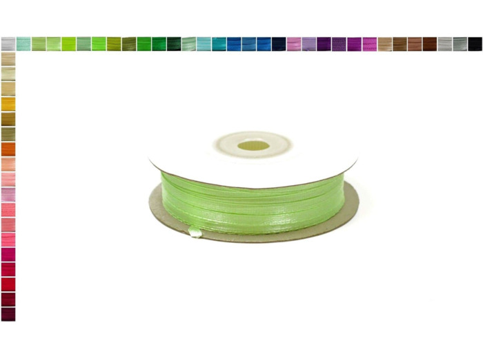 Ruban satin vert clair 520 largeur 3 mm