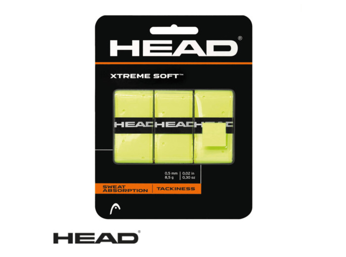 HEAD OVERGRIP XTREME SOFT Yellow