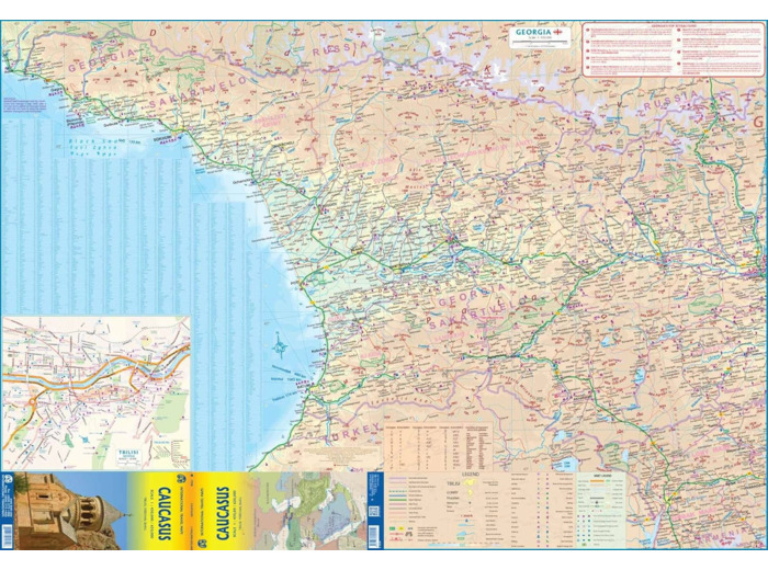 CAUCASUS 1:430 000/1 650 000