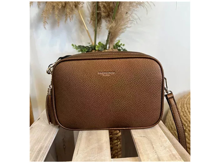P428- Sac Flora & Co 2 Zips (cuivré)