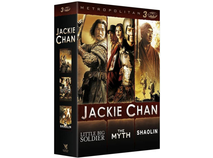 Jackie Chan-Coffret 3 Films : Little Big Soldier + The Myth + Shaolin-La légende des Moines Guerriers