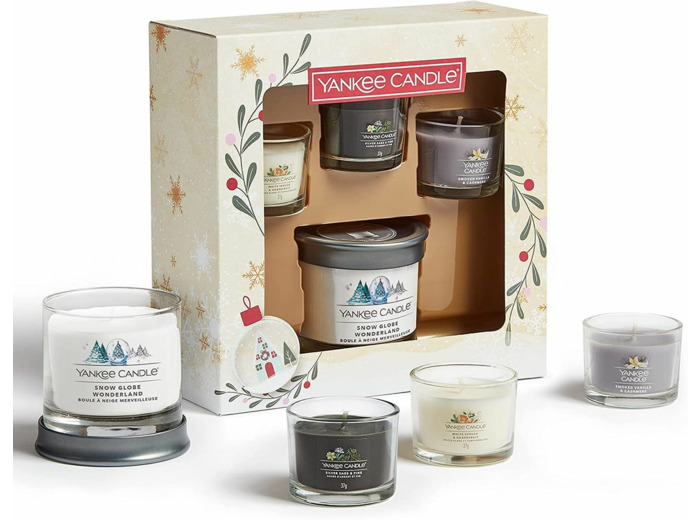 Coffret Noël -  1 VOTIVE EN VERRE SIGNATURE +  3 VOTIVES EN VERRE
