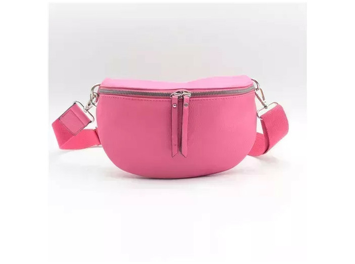 P424- Sac Banane Flora&Co (fuchsia)