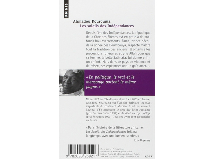 LES SOLEILS DES INDEPENDANCES