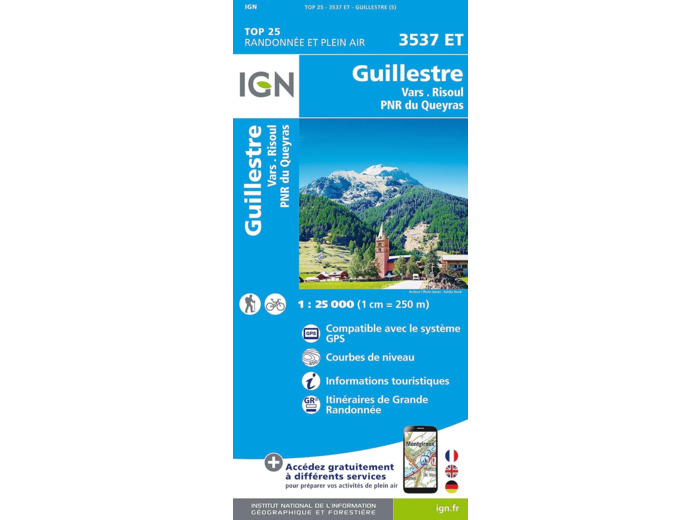 3537ET GUILLESTRE VARS RISOUL PNR DU QUEYRAS