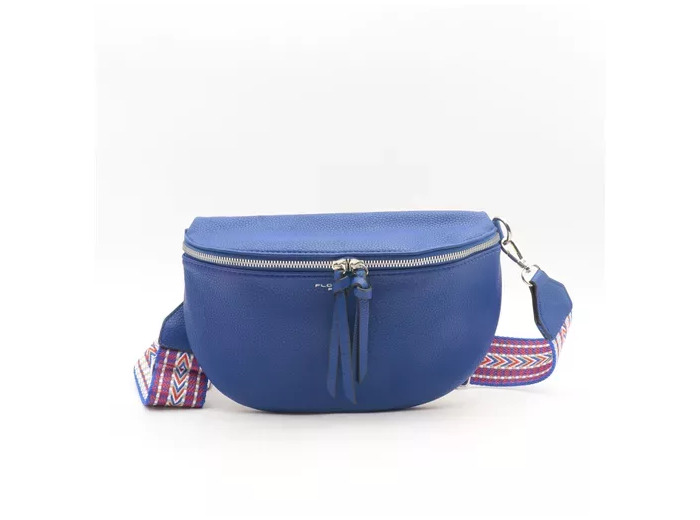 P480- Grande Banane Flora&Co (bleu royal)