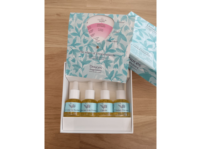 Coffrets des 4 harmoniques (fluides corps)