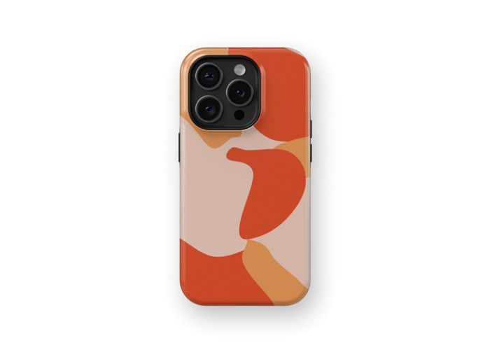 Patchy Orange | Coque de téléphone 3D 2en1 Ultra-résistante