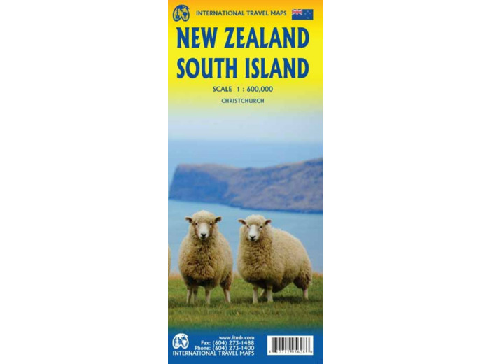 NEW ZEALAND'S SOUTH ISLAND 1:600 000
