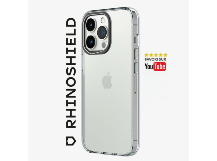 RHINOSHIELD COQUE TRANSPARENTE CLEAR POUR APPLE IPHONE 13 PRO MAX (6.7)