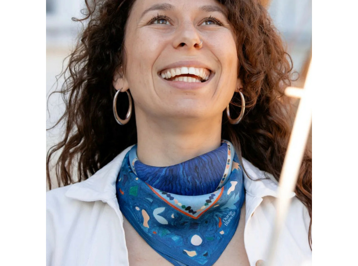 Petit carré de soie Sauvages