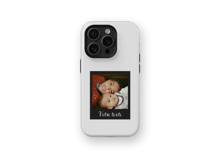 Polaroid Moments - White | Coque de téléphone 3D 2en1 Ultra-résistante