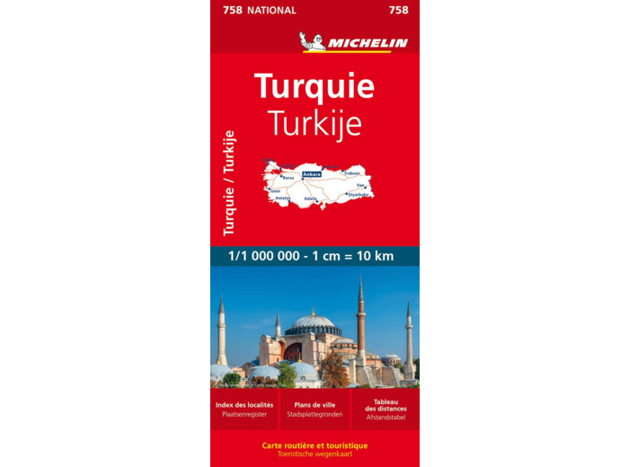 CARTE NATIONALE TURQUIE / TURKIJE