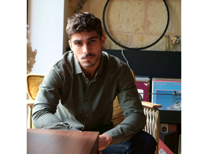 La Chemise en Flanelle Elégante - Army green