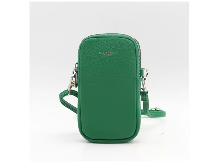 P420- Pochette Téléphone Flora & Co (vert brésil)