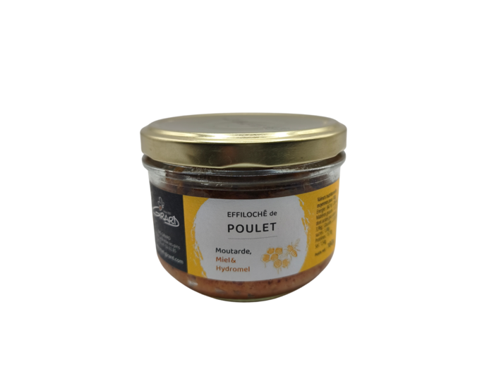 Effiloché de poulet - Moutarde, Miel et Hydromel
