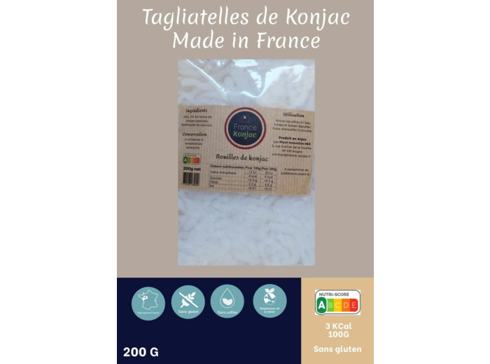 Tagliatelles de Konjac