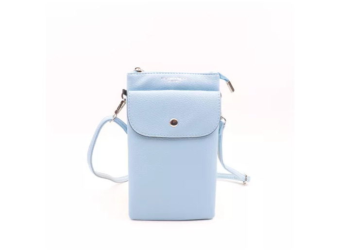 P528- Pochette Téléphone (bleu ciel)