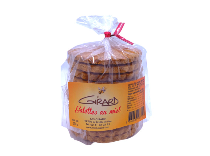 Galettes sablées au miel