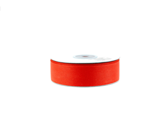 Ruban gros grain 25 mm de large bobine de 25 metres de long rouge