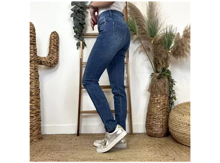 m991- Jean Slim Voggo T36-T44 (denim clair)