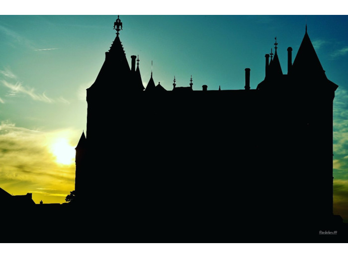 Château de Saumur en ombre chinoise