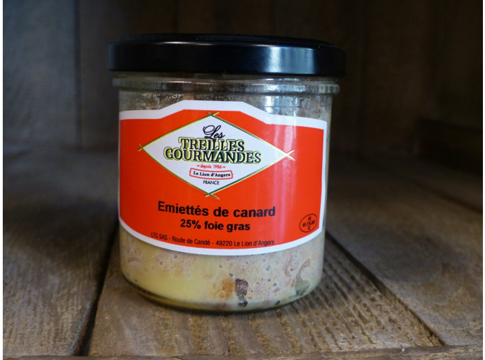 Emiettés de canard 25% foie gras (90gr)