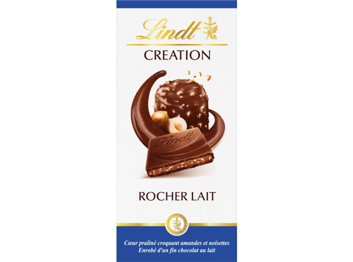Chocolat Lindt Creation - Rocher au lait