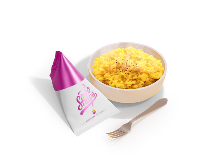 SoShape - lot de 5 saveur curry risotto - 35g