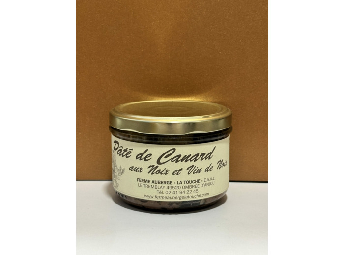 Pâté de canard aux noix et vin de noix (190g)