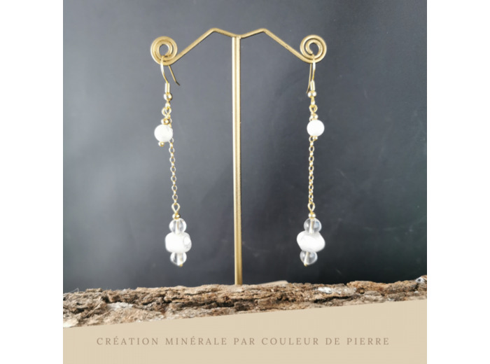 Howlite / Cristal de roche