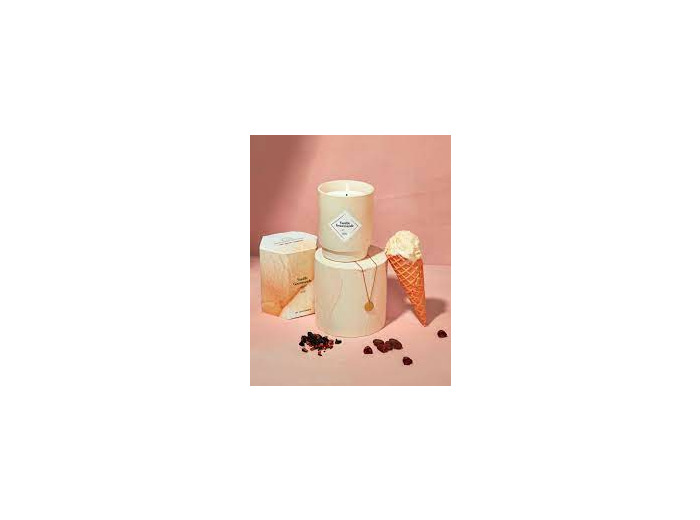 Bougie Bijou Collier Noir Vanille Gourmande - Essentielle My Jolie Candle