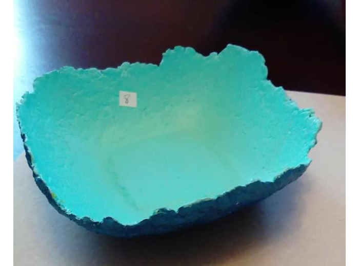 Coupelle en papier mâché