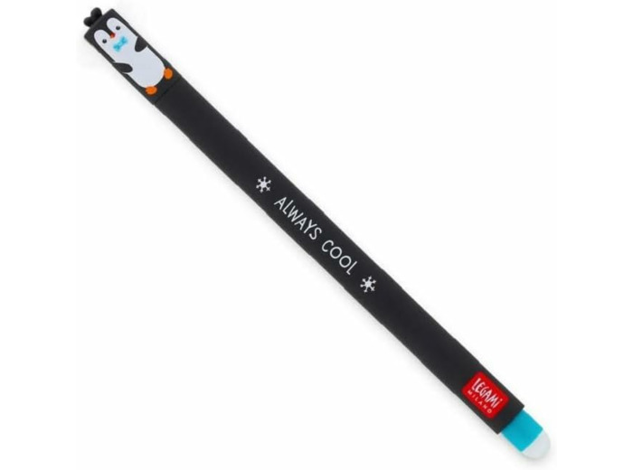 Legami Stylo gel effaçable, motif pingouin