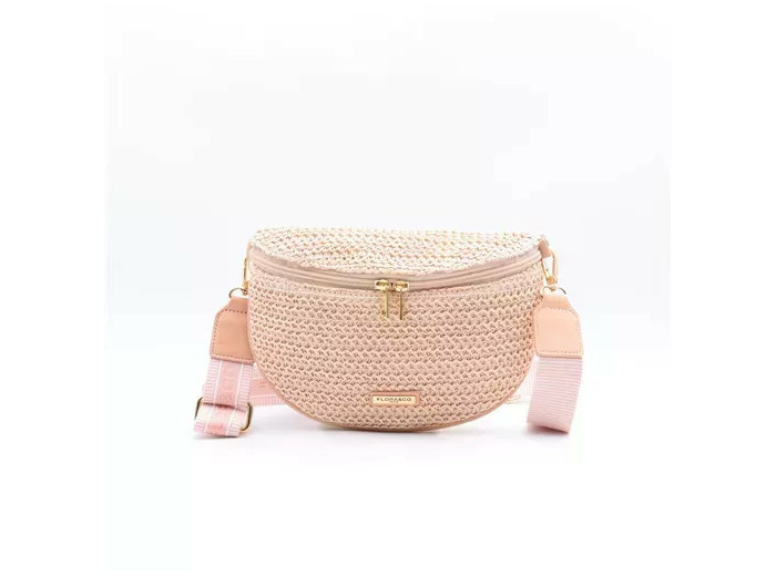 P408- Banane Paille Flora & Co (rose pâle)