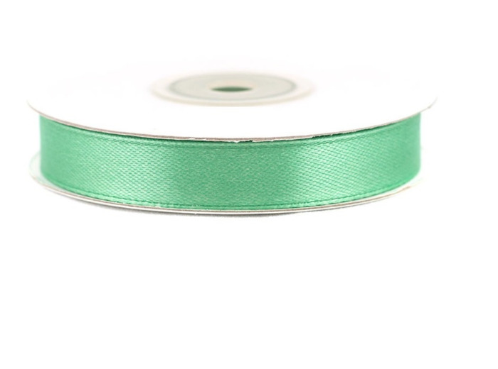 Ruban satin vert pommade 564 largeur 12 mm
