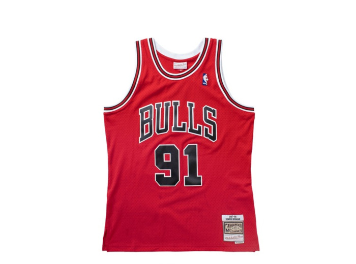 MITCHELL & NESS RETRO CHICAGO BULLS DENNIS RODMAN #91